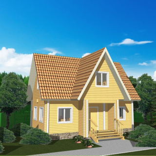 Дом из бруса 6х9 <br />Цена 1356000 руб