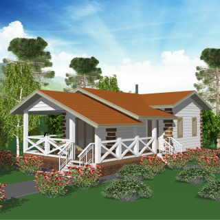 Баня 6,3х11,5 <br />Цена 1252000 руб
