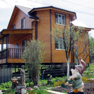 Каркасный дом с эркером 9х9 <br />Цена 2358000 руб