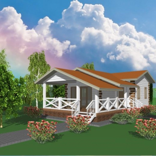 Баня 6,3х11,5 <br />Цена 1252000 руб