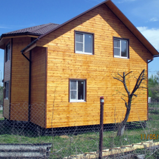 Каркасный дом с эркером 9х9 <br />Цена 2358000 руб