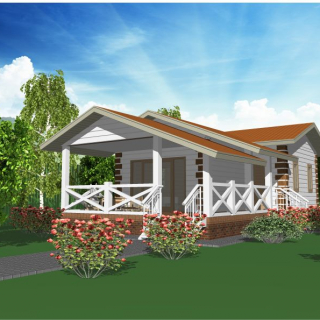 Баня 6,3х11,5 <br />Цена 1252000 руб